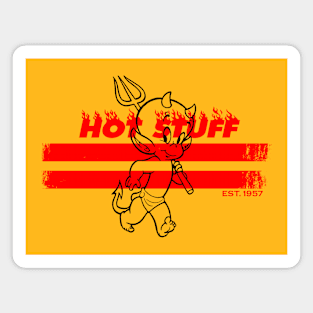 HOT STUFF STRIPES Magnet